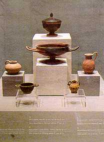 5th & 4th c. BCE Vases in Panepistemio Station