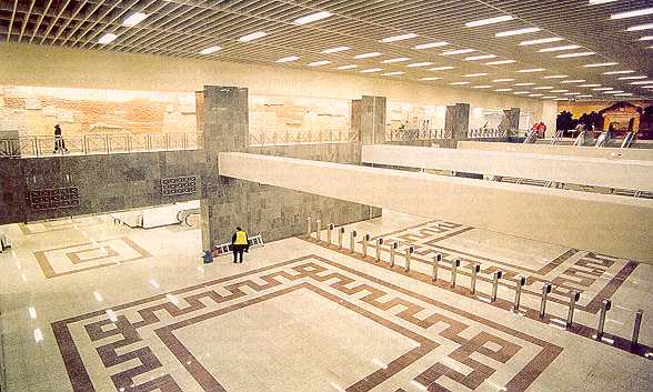 Syntagma Station with Stromatography in the background