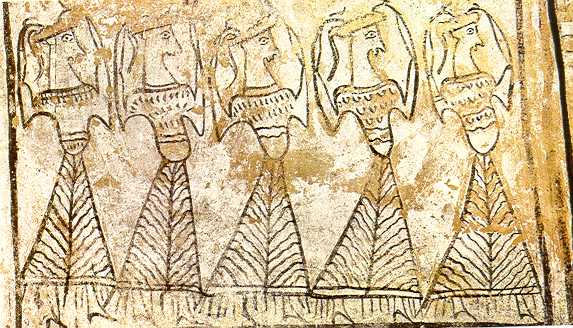 Drawing from a Tanagra Larnax